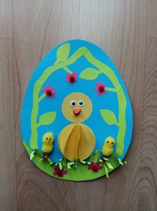 Wielkanocna pisanka – praca plastyczna