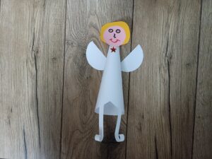 Świąteczny anioł - praca plastyczno – techniczna